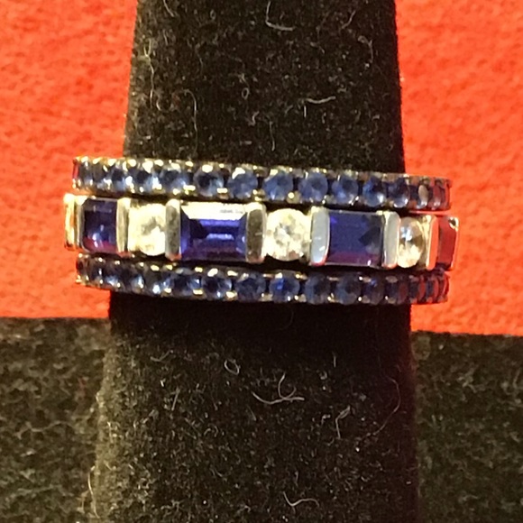 24 stackable 925 with cz rings! - Picture 4 of 8